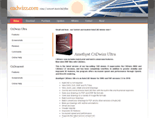 Tablet Screenshot of cadwizz.com